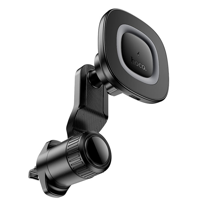 hoco. 15W Magnetic Wireless Charging Phone Holder for Air Vent Hook Locking