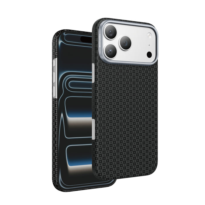 Keephone Ankora Genuine Kevlar Case with Classic Aesthetic | 1500D Aramid Fiber & MagSafe Compatible | iPhone 17 Series (ANKORA)