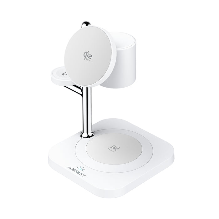 32.5W Qi2 Premium 3-in-1 Magnetic Wireless Charger with Night Ambient Light (E39)