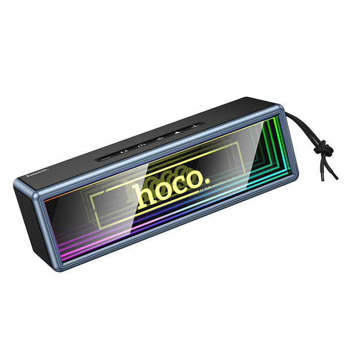 20W Bluetooth Speaker with Matrix LED Light, FM/MicroSD/USB/Aux Inputs (HC40)