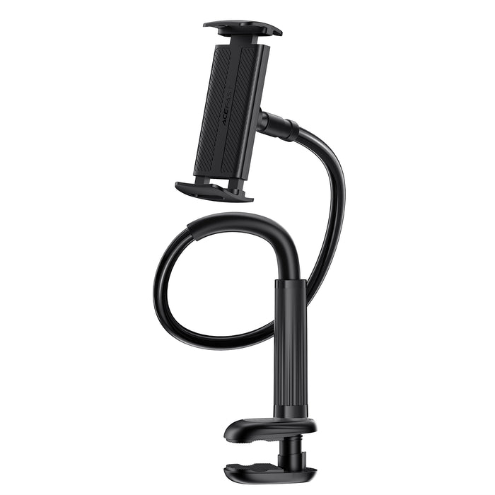 Flexible Gooseneck Tablet & Phone Mount | 360° Adjustable "Lazy Holder" Stand for Bed & Desk (E40)
