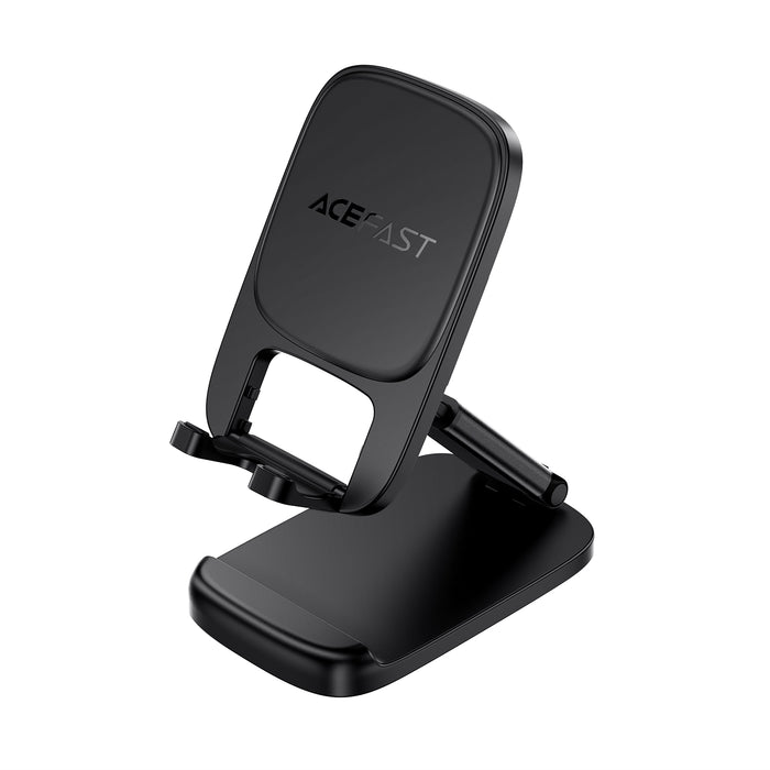 Premium Foldable Desktop Phone Stand | Adjustable Dual-Axis Mobile Holder with Retractable Arm (E45)