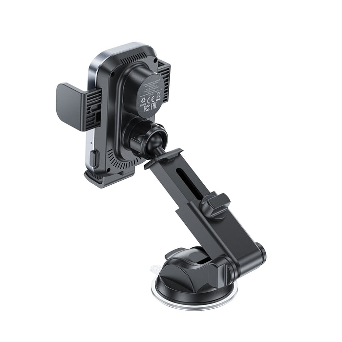 AceFast 15W Auto-Alignment Automatic Clamping Wireless Charging Phone Holder for Windshield / Dashboard