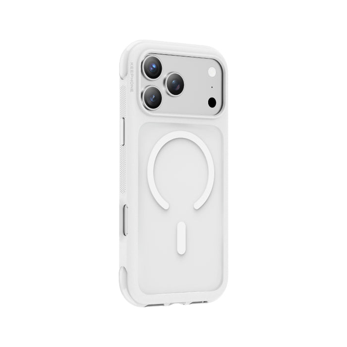 Keephone Monica Airbag Matte Case | 4.5M SGS-Certified Drop Protection, MagSafe Compatible, Anti-Smudge, 4-Corner Cushion | iPhone 17 Series (MONICA AIRBAG)
