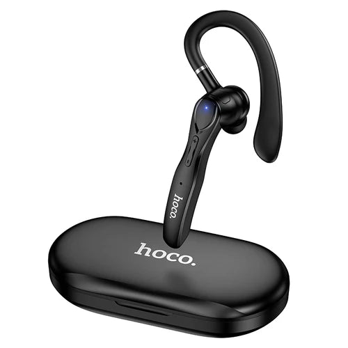 Bluetooth Single Earphone with ENC Noise Cancelling, 19 Hours, LED Display Battery Case (DES60)