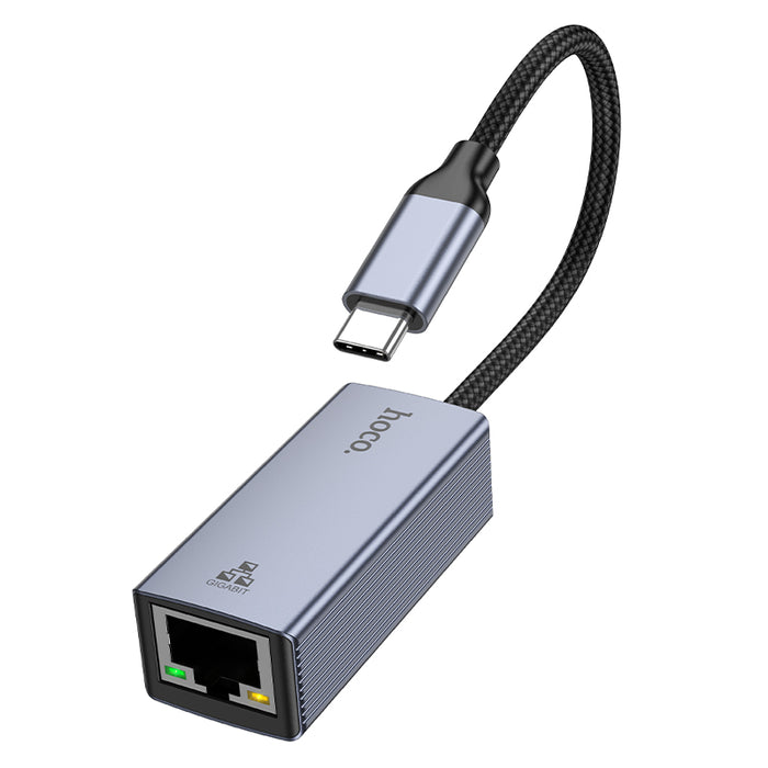 USB-C to RJ45 Ethernet Adaptor with 1000Mbps (UA37) 12cm