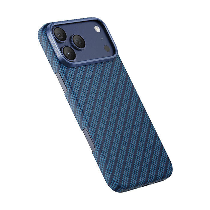 Keephone Robin Genuine Kevlar Case with Classic Stripe | 1500D Aramid Fiber & MagSafe Compatible | iPhone 17 Series (ROBIN)