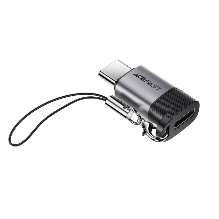 Premium Nylon Braided Lightning to USB-C Adapter | 60W Fast Charging & Data Sync Dongle (J19)
