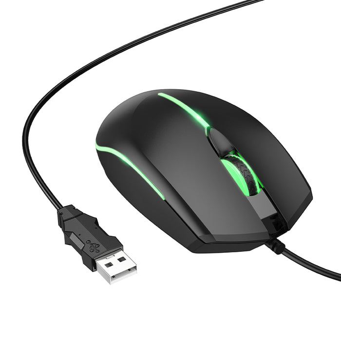 hoco. Wired Gaming Mouse 2400 DPI with LED Light