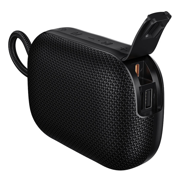 7W Mini Bluetooth Speaker w/ 3 Hours, FM / MicroSD / USB Inputs (HC46)
