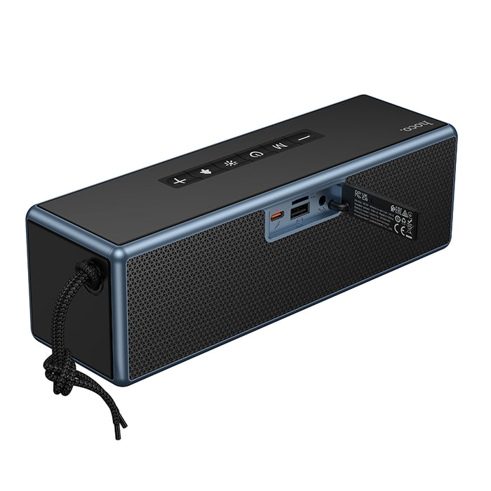 20W Bluetooth Speaker with Matrix LED Light, FM/MicroSD/USB/Aux Inputs (HC40)