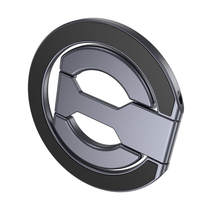 Double-Sided Magnetic Phone Ring Holder | Ultra-Slim Aluminum MagSafe Grip & Multi-Angle Double Ring Kickstand (GH9)