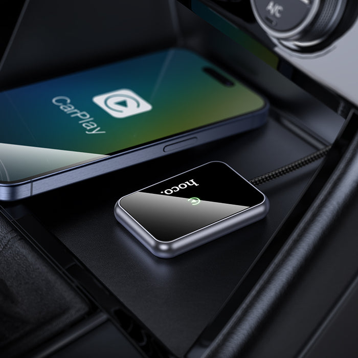hoco. Wireless Adapter for Apple CarPlay with USB-A & USB-C Connectors