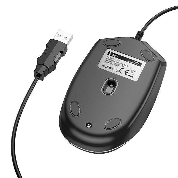 hoco. Wired Gaming Mouse 2400 DPI with LED Light