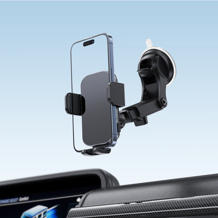 AceFast 15W Auto-Alignment Automatic Clamping Wireless Charging Phone Holder for Windshield / Dashboard