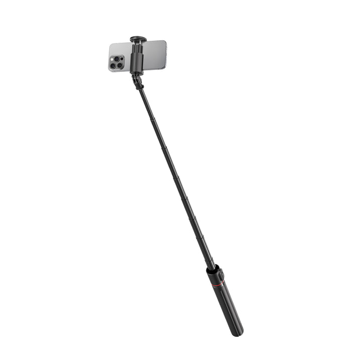Premium 1.71m Selfie Stick with Drop-to-Open Tripod | Heavy-Duty Aluminum Stand with Bluetooth Remote (E31)