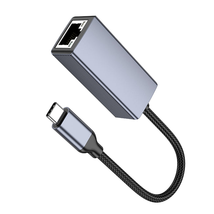 USB-C to RJ45 Ethernet Adaptor with 1000Mbps (UA37) 12cm