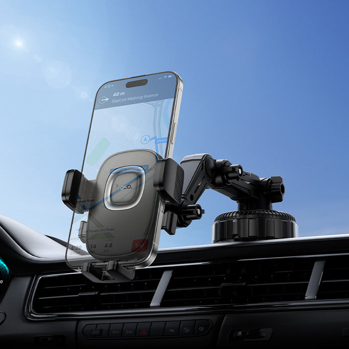 Extra Long Arm Phone Holder for Windshield & Dashboard (H89) Ideal for Commercial Vehicle, Truck, Large SUV
