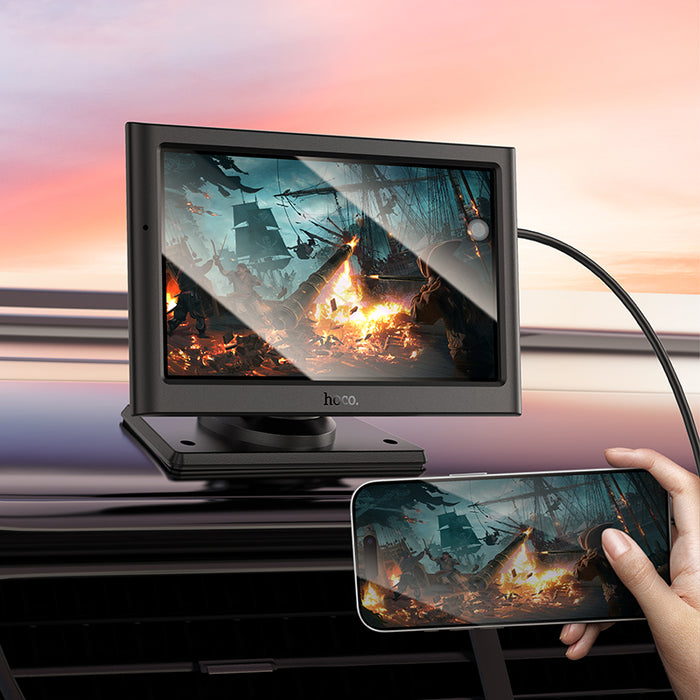 hoco. 7 Inch Wireless Apple Car Play & Wireless Android Auto, Screen Mirroring