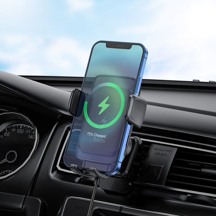 Advanced Wireless Charging Car Mount with Auto-Adjusting & Multi Fittings