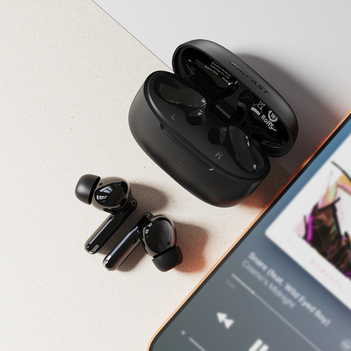 Premium TWS Earbud with Deep Bass Audio, Low-Latency Gaming Mode, AI Clear Calls, IPX4 Waterproofing (W7)