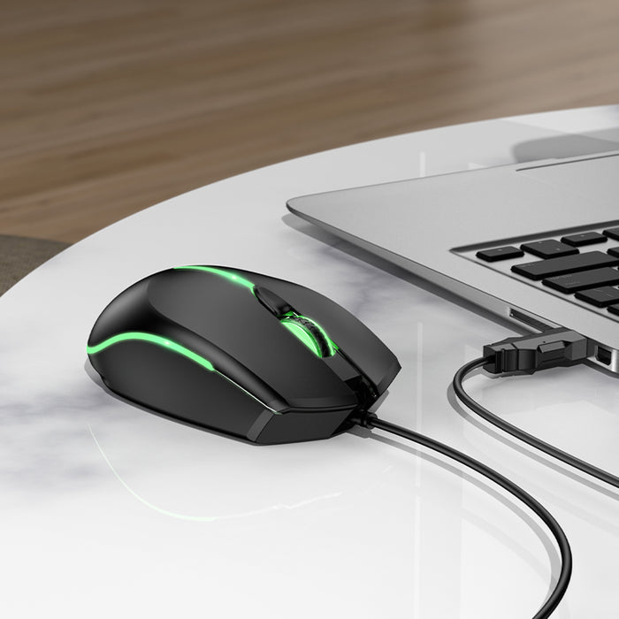 hoco. Wired Gaming Mouse 2400 DPI with LED Light