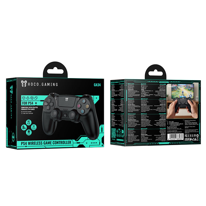 Wireless Controller for PS4 with Dual Vibration, 6-Axis Motion Control & 3.5mm Audio Jack (GA34)