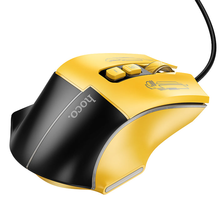 Ergonomic 7-Button Wired Gaming Mouse with LED Light, 3600 DPI (GM31)