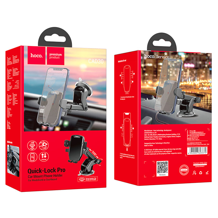Quick-Lock Pro Car Mount Phone Holder (CAD30)