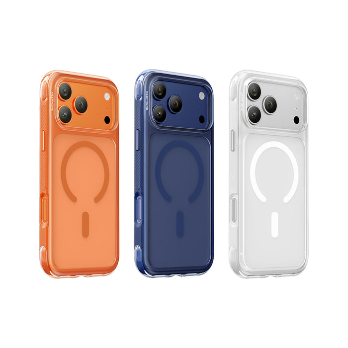 Keephone Monica Airbag Matte Case | 4.5M SGS-Certified Drop Protection, MagSafe Compatible, Anti-Smudge, 4-Corner Cushion | iPhone 17 Series (MONICA AIRBAG)