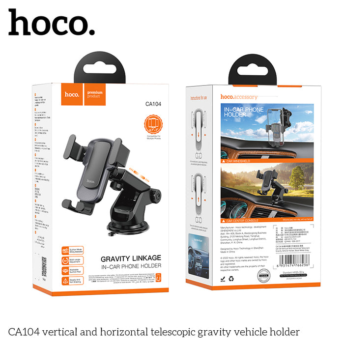 Premium Gravity Car Mount for Windshield / Dashboard (CA104)