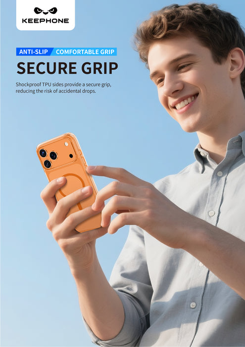 Keephone Hybrid Anti-Yellowing Ultra Clear TPU Case | iPhone 17 Series (HYBRID)