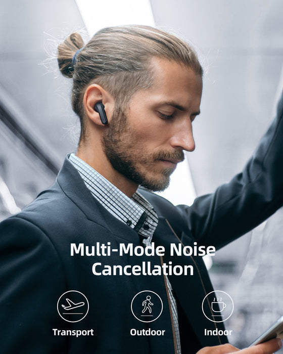 Hybrid Noise Canceling TWS Earbud with ANC + ENC