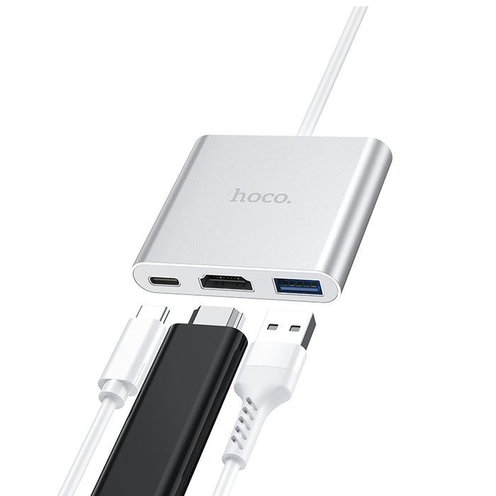 Type-C to HDMI / USB 3.0 / PD USB-C 3 in 1 Adaptor Hub