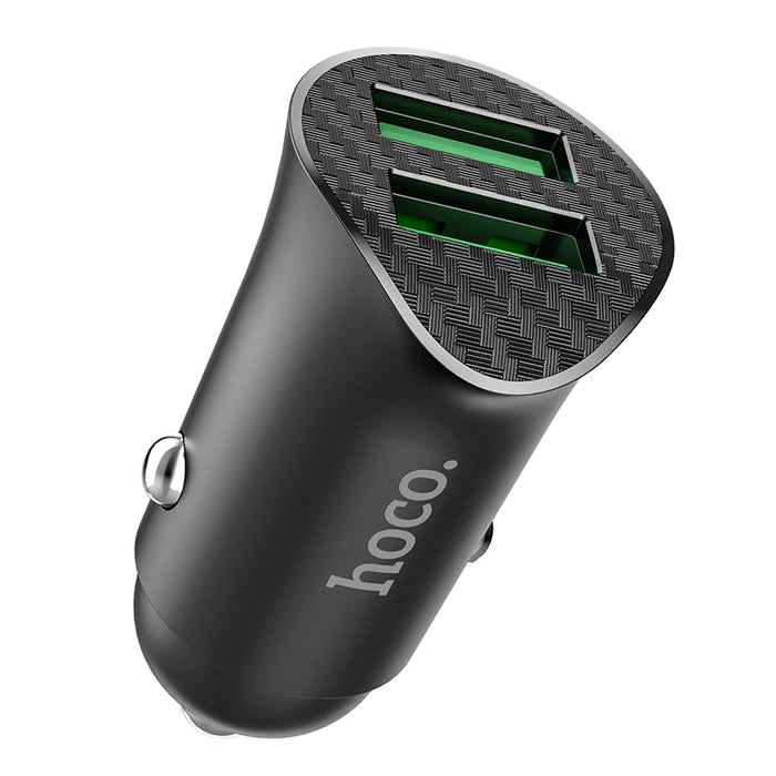 18W Dual USB Fast Car Charger (QC 3.0)