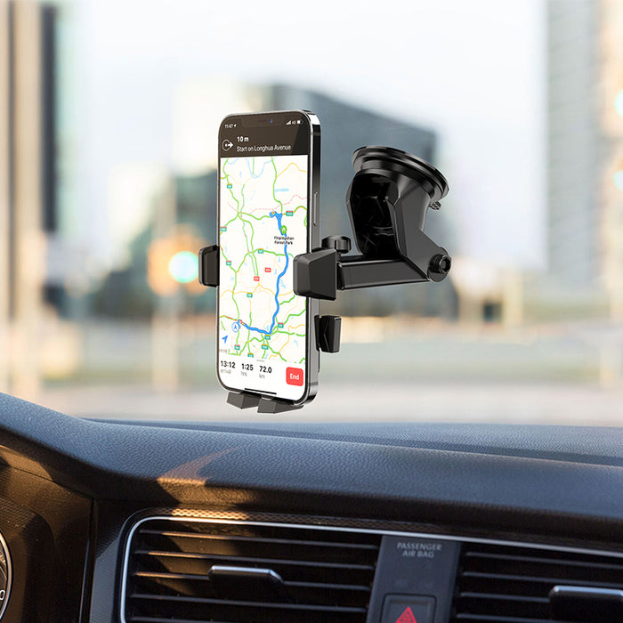 Windshield / Dashboard Easy-Lock Phone Holder