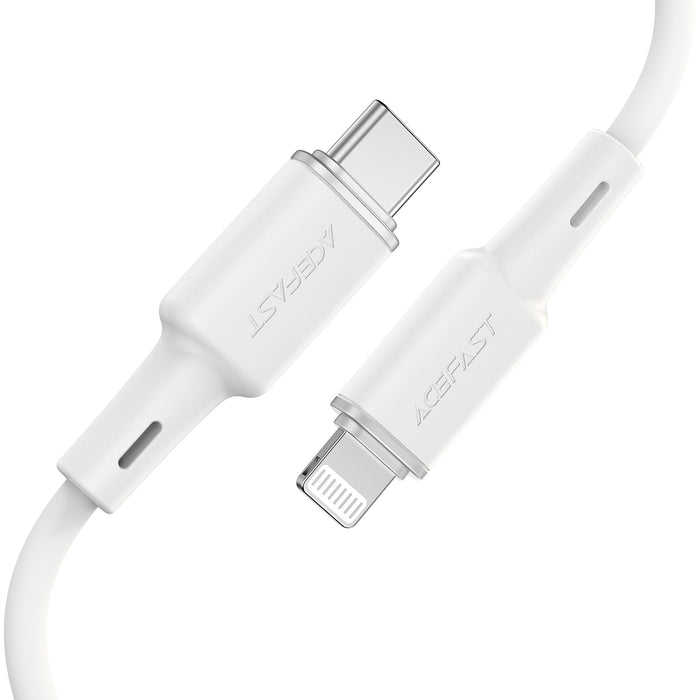 Apple MFI Certified Soft Silicone USB-C to Lightning Cable