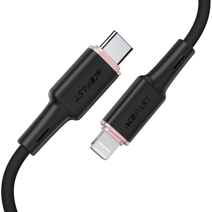 Apple MFI Certified Soft Silicone USB-C to Lightning Cable