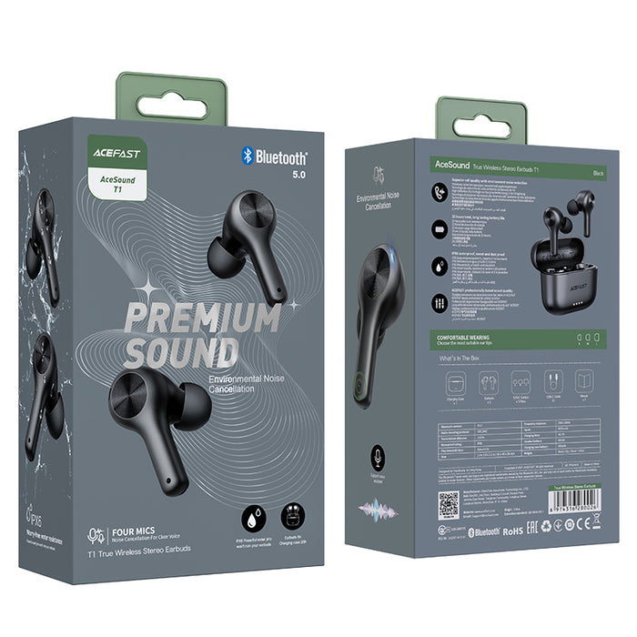 ENC Noise Canceling TWS Earbud with 4 Microphones