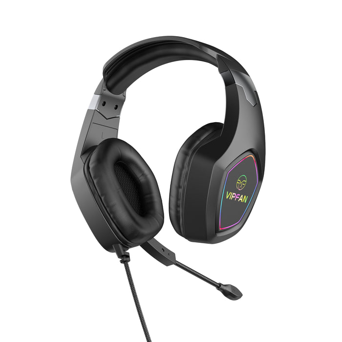 Gaming Headset with RGB Light / HD Sound & Mic