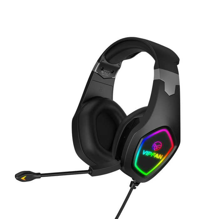 Gaming Headset with RGB Light / HD Sound & Mic